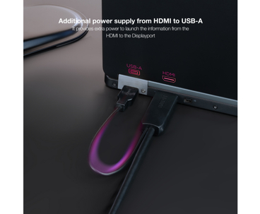 CONVERSOR DISPLAYPORT V1.2 A HDMI 2.0 1.8 M NEGRO NANOCABLE
