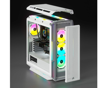 CAJA SEMITORRE ATX ICUE 5000T RGB TG WHITE CORSAIR