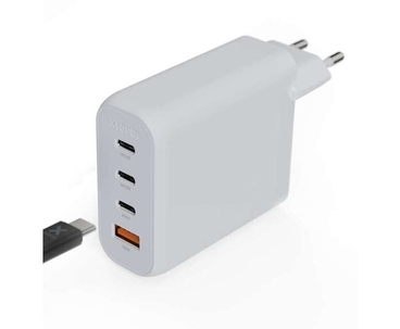 CARGADOR USB DE VIAJE/PARED 100W GAN2 ULTRA WALL 3x TYPE-C/USB 3.0 BLANCO XTORM