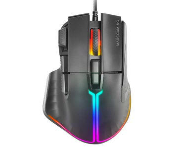 RATON OPTICO WIRELESS MM-XT RGB NEGRO MARS GAMING