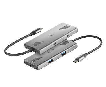 HUB 4 PUERTOS USB-C WONDERDUO-C GRIS NGS