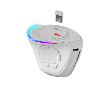 RATON OPTICO MMSK RGB BLANCO MARS GAMING