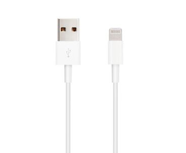 CABLE DATOS/CARGADOR USB LIGHTNING 0.5M BLANCO NANOCABLE
