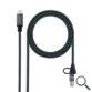 CABLE USB 3.2 GEN2x2 20Gbps 5A 100W USB-C+USB-A/M aUSB-C/M 1.5 M NEGRO NANOCABLE