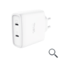 CARGADOR PARED/VIAJE 2xUSB-C 65W MAXO BLANCO TRUST