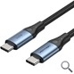 CABLE USB-C A USB-C 240W 2 M NEGRO/AZUL VENTION