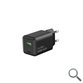 CARGADOR PARED/VIAJE 3.0 GaN USB-C/PD + USB-A 35W NEGRO COOLBOX